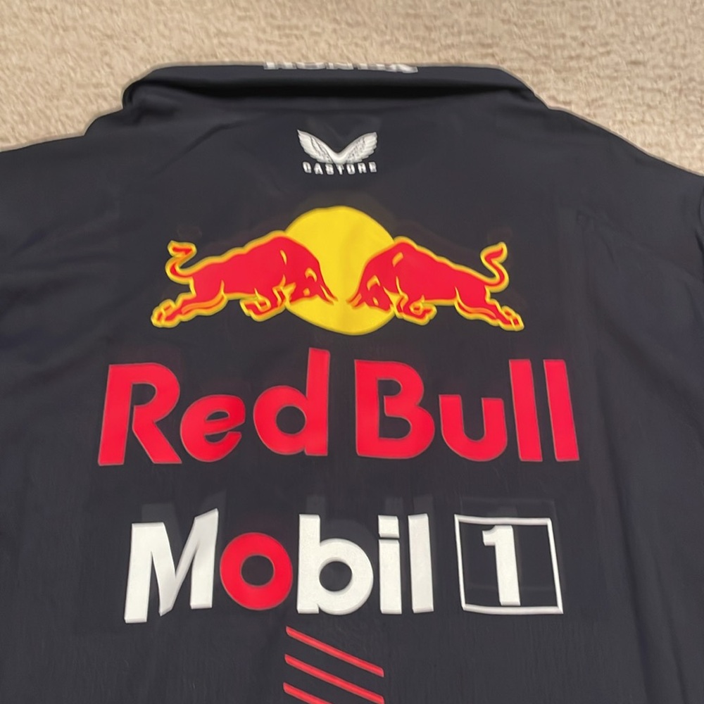 Castore ORACLE RED BULL RACING MENS POLO SHIRT - NIGHT SKY men size M NWT - Picture 6 of 6
